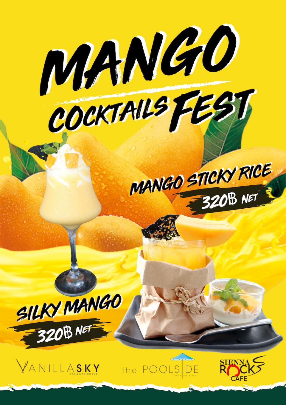 To be precise <b>mango</b> cocktails and sticky rice at... 